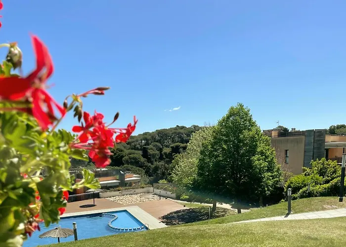 Pretty Garden Next To A Charming